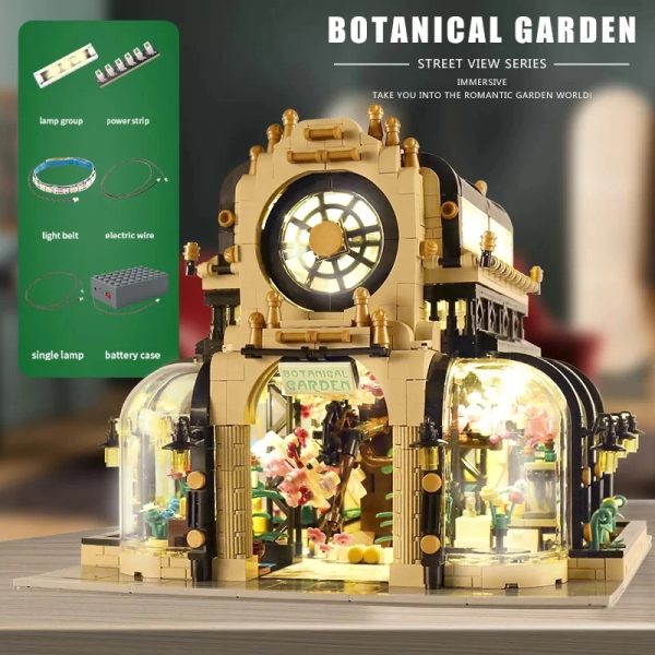 Mould King 16019 Botanični vrt, kocke za sestavljanje, 2147-delni - slika 5