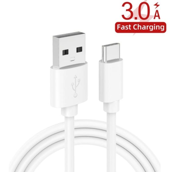 2v1 komplet za polnjenje - adapter za polnjenje 30W + USB-C kabel 3A - Črn - slika 2