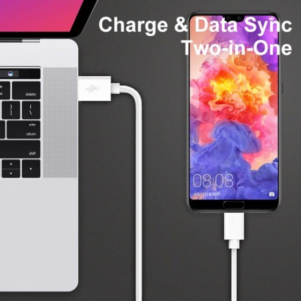 2v1 komplet za polnjenje - adapter za polnjenje 30W + USB-C kabel 3A - Črn - slika 7