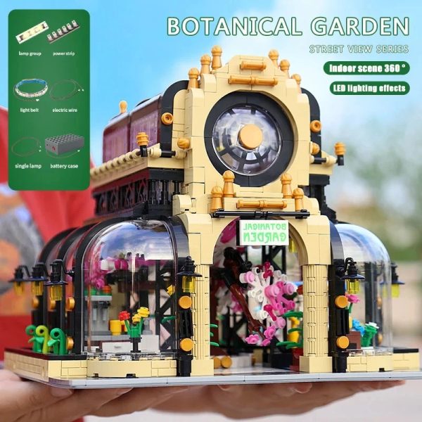 Mould King 16019 Botanični vrt, kocke za sestavljanje, 2147-delni - slika 4