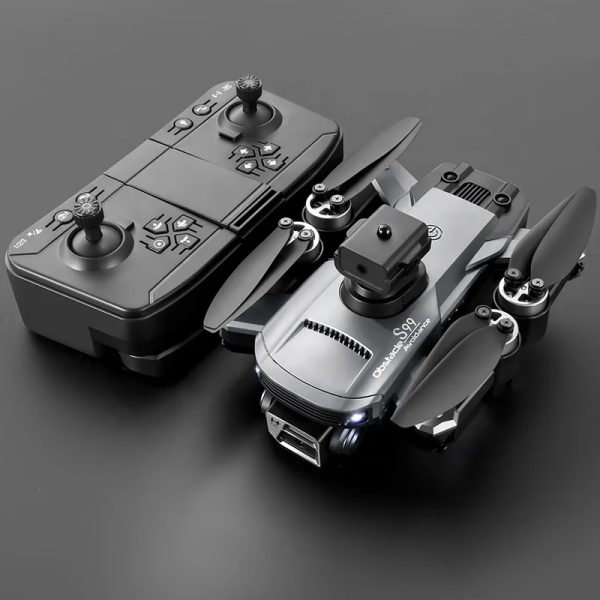 Dron S99 Max V2 s kamerami in sistemom za prepoznavo ovir, Brezkrtačni motorji, LED efekti - slika 1
