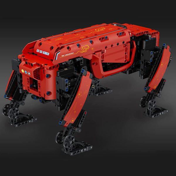 936-delni komplet kock za sestavljanje MK dynamics robot - Rdeč - slika 2