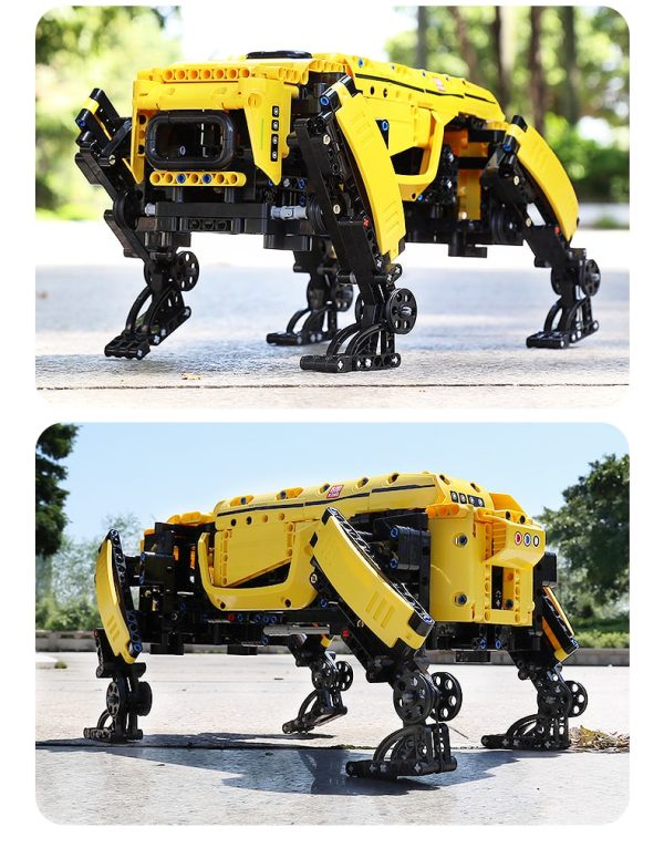 936-delni komplet kock za sestavljanje MK dynamics robot - Rumen - slika 5