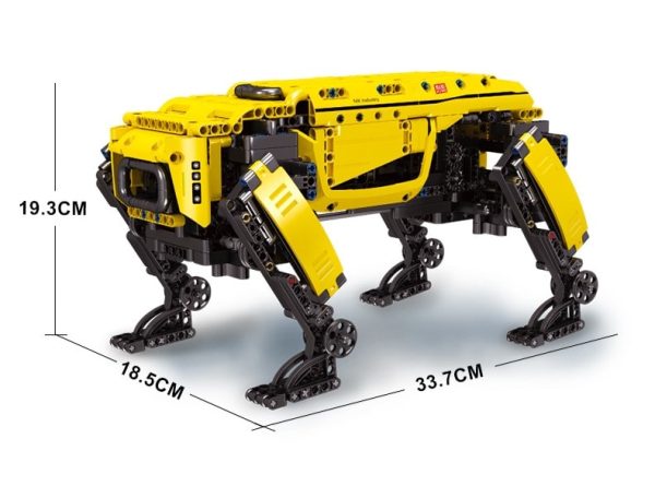 936-delni komplet kock za sestavljanje MK dynamics robot - Rumen - slika 10