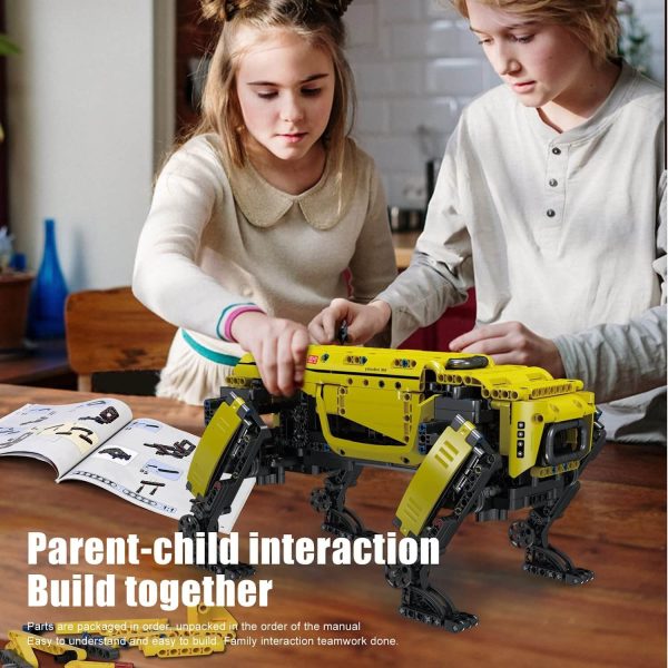 936-delni komplet kock za sestavljanje MK dynamics robot - Rumen - slika 7