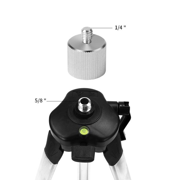 Aluminijasti Tripod - stojalo za Laserski Nivelir - 150cm + torba za shranjevanje - slika 6