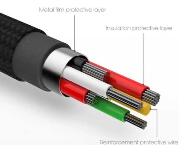 Baseus premium LED lightning kabel rdeči 150cm - slika 2