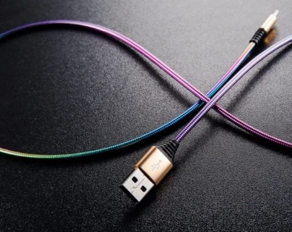 Baseus premium spring lightning kabel 100cm - modri - slika 3