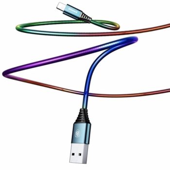 Baseus premium spring lightning kabel 100cm - modri