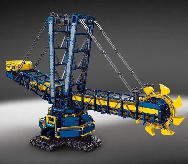 Bucket bager z vedri kocke za sestavljanje s pogonom - 4588-delni - slika 4