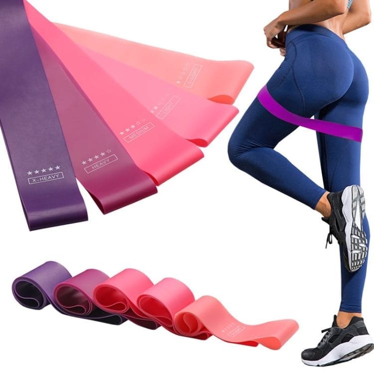 Elastični trakovi za vadbo FitStar - 7 delni komplet