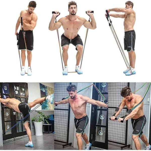 Elastike za vadbo FitStar - 11 delni set - slika 3