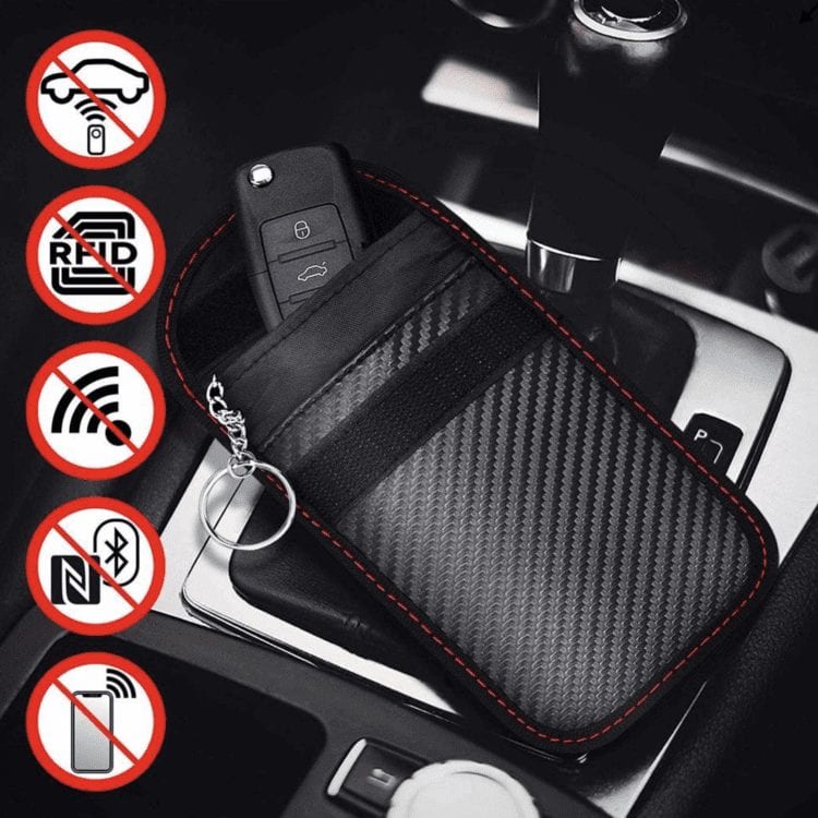 Etui za ključe RFID Carbon - 1+1 Gratis