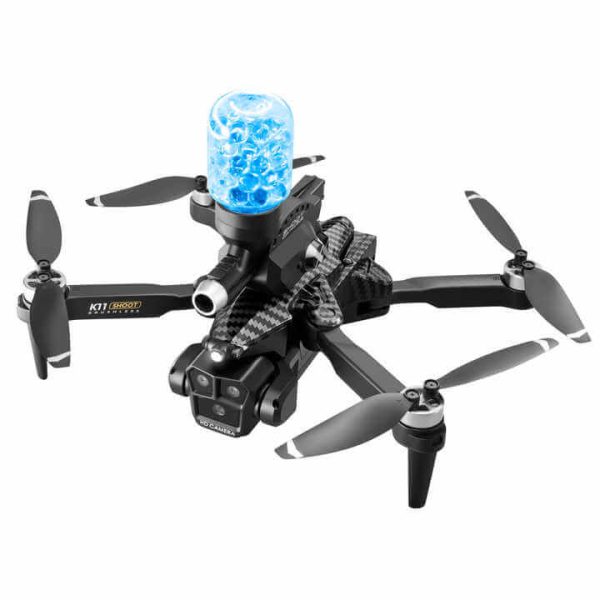 GhostShooter V2 zložljivi dron s kamerami in sistemom za streljanje, Črn - slika 6