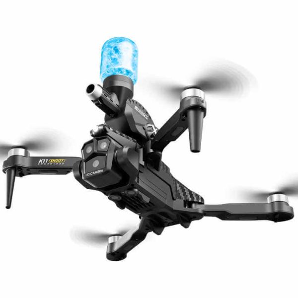 GhostShooter V2 zložljivi dron s kamerami in sistemom za streljanje, Črn - slika 4