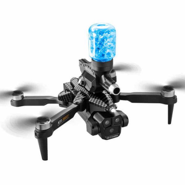GhostShooter V2 zložljivi dron s kamerami in sistemom za streljanje, Črn - slika 3