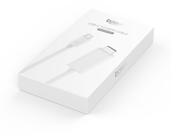 HDMI v USB-C pretvornik Basix 4K - 180cm - Črn - slika 6