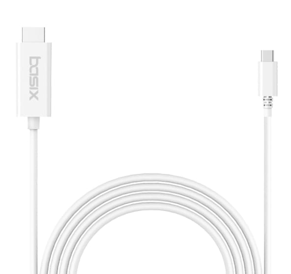 HDMI v USB-C pretvornik Basix 4K - 180cm - Črn