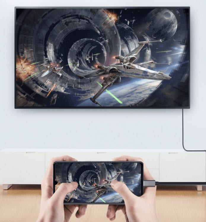 HDMI v USB-C pretvornik Rapid 4K - 180cm - Črn