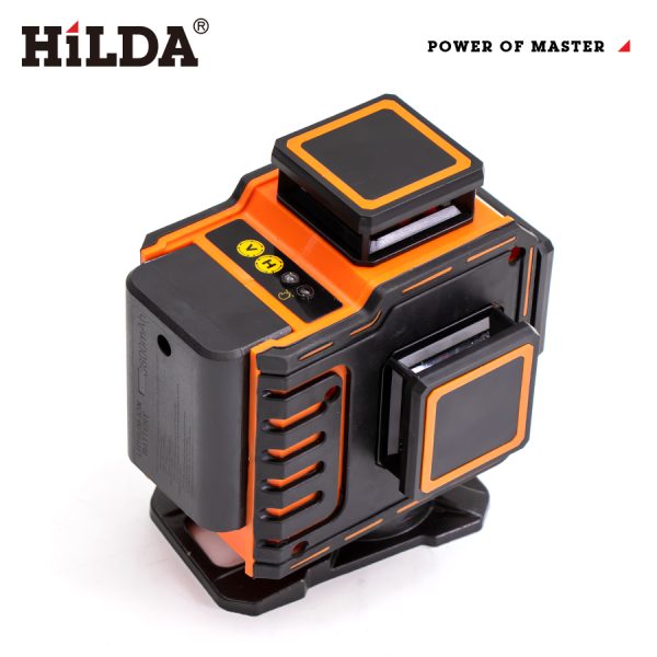 HILDA 4D gradbeni linijski laser, 16 linijski zeleni s samodejnim uravnavanjem, akumulatorski, 2x baterija, HD4522A - slika 5
