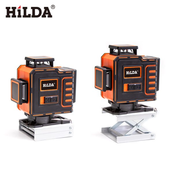 HILDA 4D gradbeni linijski laser, 16 linijski zeleni s samodejnim uravnavanjem, akumulatorski, 2x baterija, HD4522A - slika 2