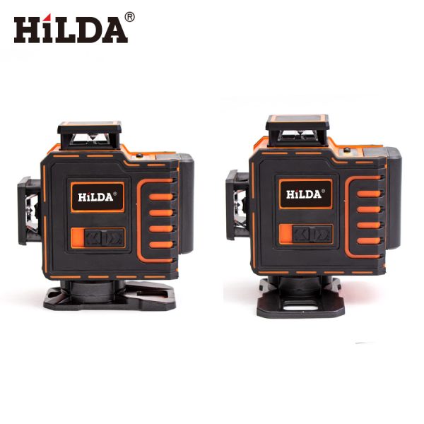 HILDA 4D gradbeni linijski laser, 16 linijski zeleni s samodejnim uravnavanjem, akumulatorski, 2x baterija, HD4522A - slika 3