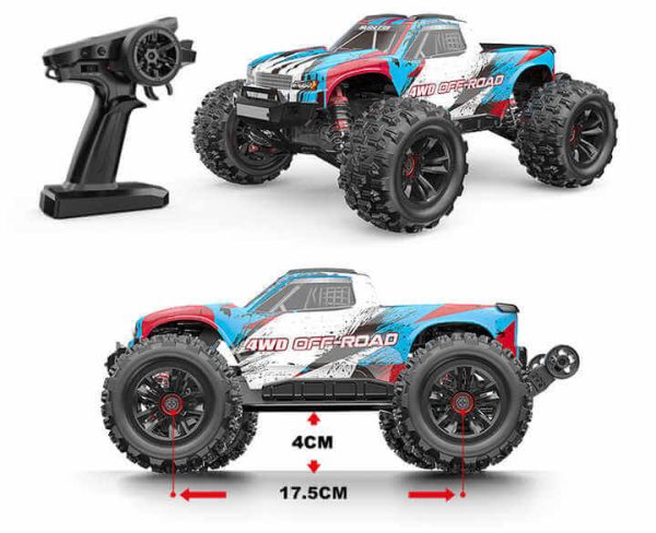 MJX 16208 Hyper Go 1/16 4x4 off-road avto na daljinca 45km/h, 2S baterije - slika 4
