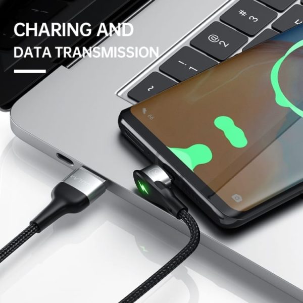 Magnetni kabel Kuulaa MegaBoost s priloženimi nastavki - rdeč - slika 7