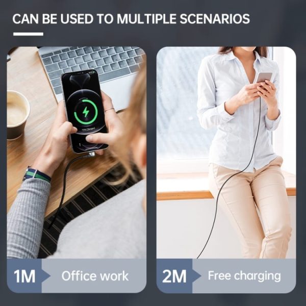 Magnetni kabel Kuulaa MegaBoost s priloženimi nastavki - rdeč - slika 8