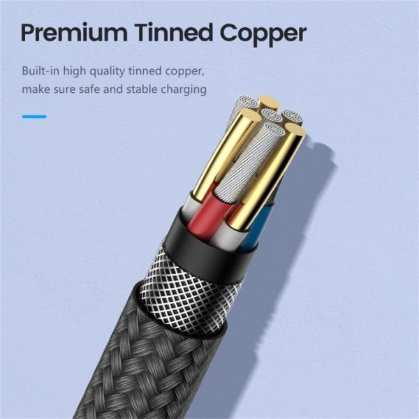 Magnetni kabel MagBoost 4v1 s priloženimi nastavki - 100cm - Črni - slika 9