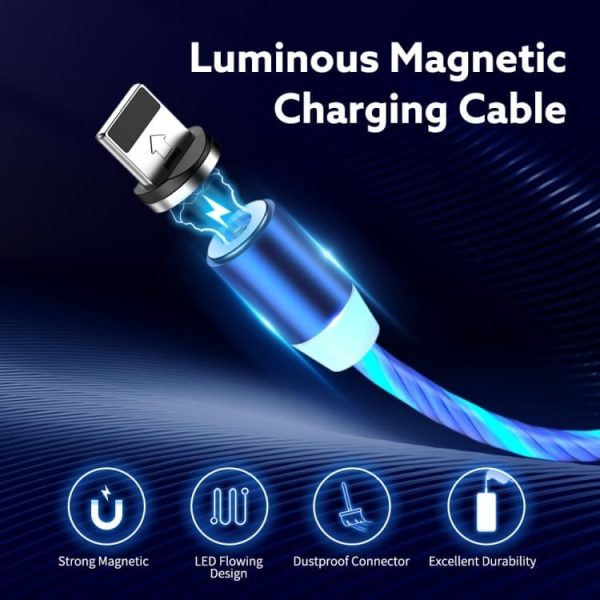Magnetni kabel NeonBoost s priloženimi nastavki - rdeč - slika 5