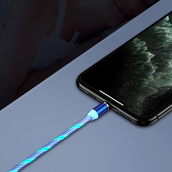 Magnetni kabel NeonBoost s priloženimi nastavki - rdeč - slika 3