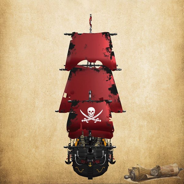 Mould King 13109 Queen Anne's Revenge kocke za sestavljanje, Velik model, 3139-delni - slika 9