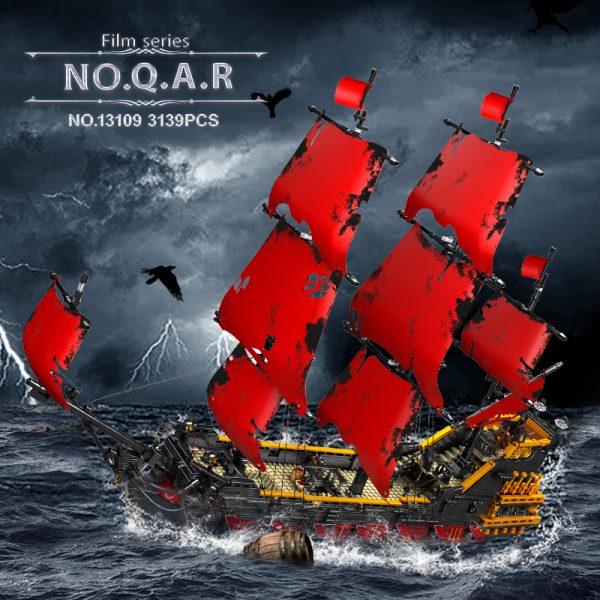 Mould King 13109 Queen Anne's Revenge kocke za sestavljanje, Velik model, 3139-delni - slika 1