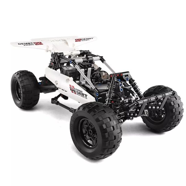 Mould King 18001 Puščavski buggy, kocke za sestavljanje, motoriziran pogon, 394-delni - slika 4