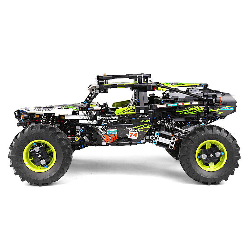 Mould King 18002 Green Monster Buggy 4x4 z motornim pogonom - 1879-delni