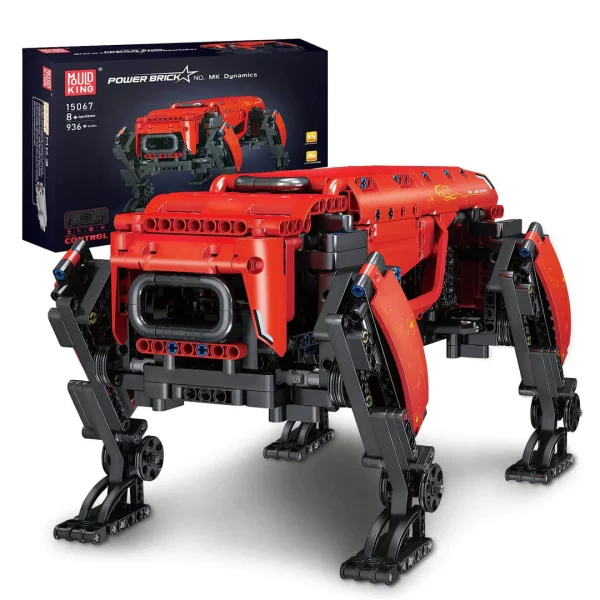 936-delni komplet kock za sestavljanje MK dynamics robot - Rdeč