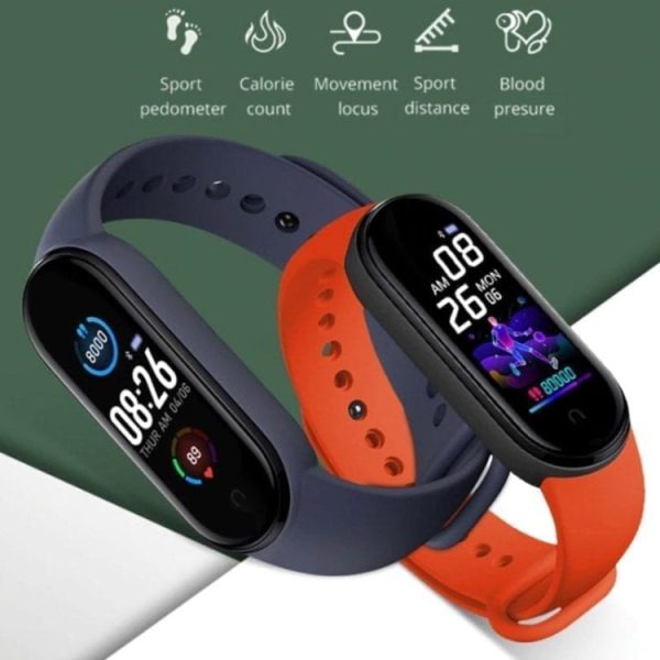 Pametna bluetooth ura z merilcem kisika v krvi IA7 - Črna - slika 4