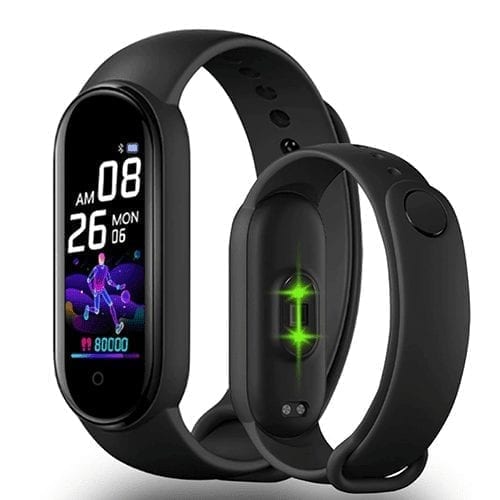 Pametna bluetooth ura z merilcem kisika v krvi IA7 - Črna