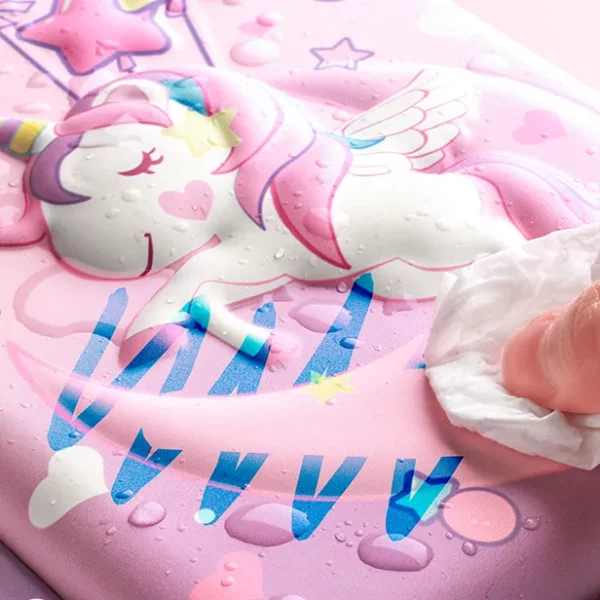 Premium velika trda šolska peresnica EVA 3D magical time - prazna - slika 1