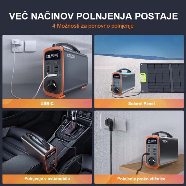 Prenosna polnilna postaja GT200 Pro 320Wh EU - slika 9