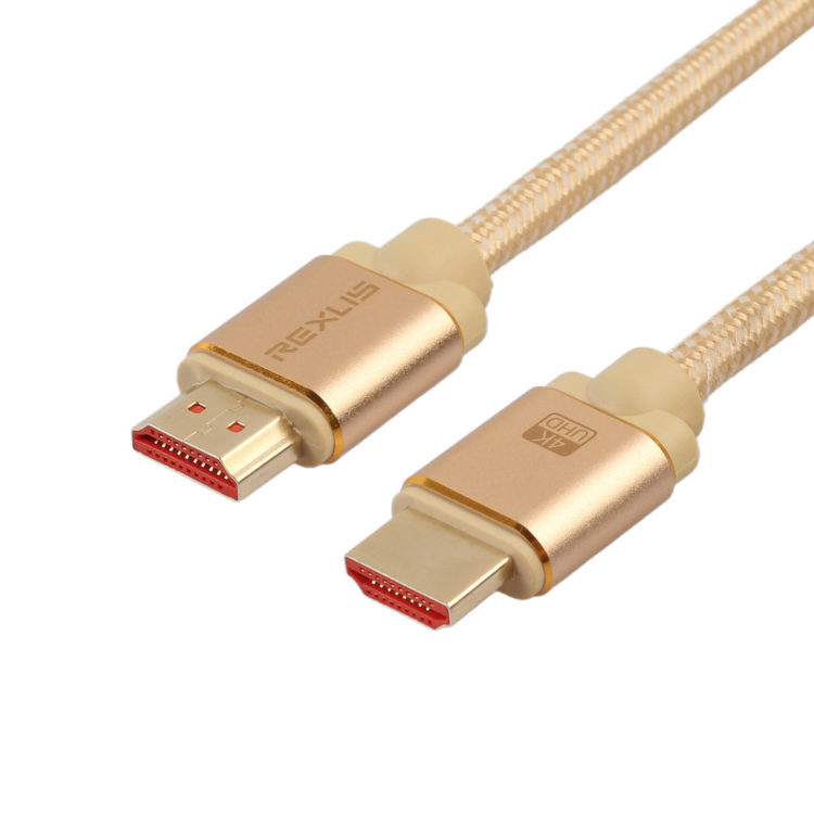 Rexlis 5m 2.0 4k pozlačen HDMI kabel