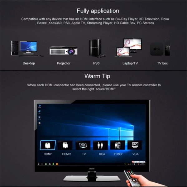 Rexlis 5m 2.0 4k pozlačen HDMI kabel - slika 6