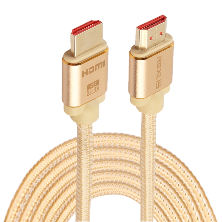 Rexlis 5m 2.0 4k pozlačen HDMI kabel