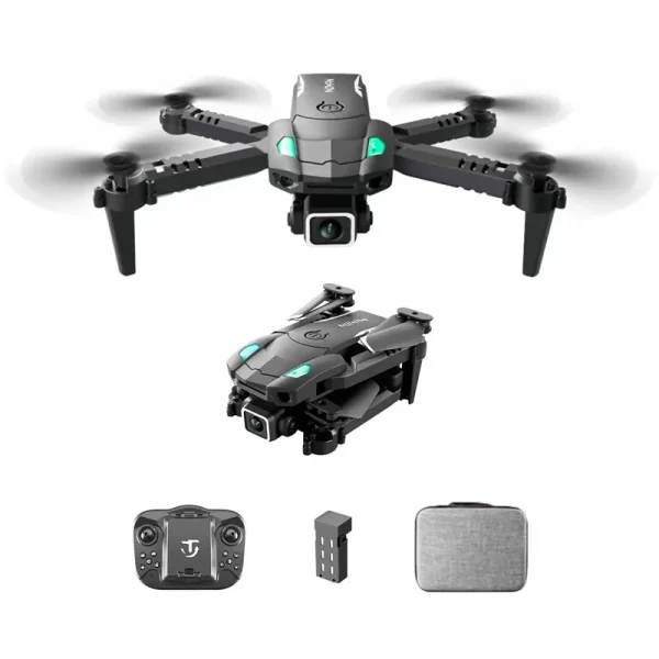 S128 Mini dron z dvema kamerama in sistemom za prepoznavanje ovir, Črn - slika 1