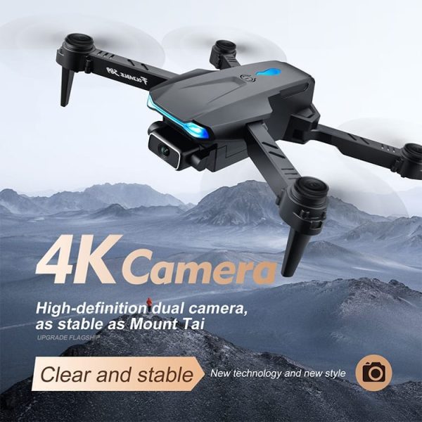 S89 Pro zložljiv dron z dvema kamerama, Črn - slika 5