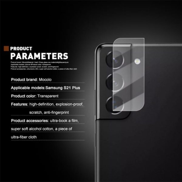 Samsung S21 Plus zaščitno steklo za zadnjo kamero ArmorX - slika 5