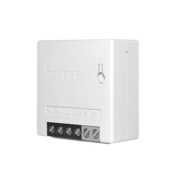 Sonoff Mini R2 pametno WIFI stikalo, Bel - slika 1