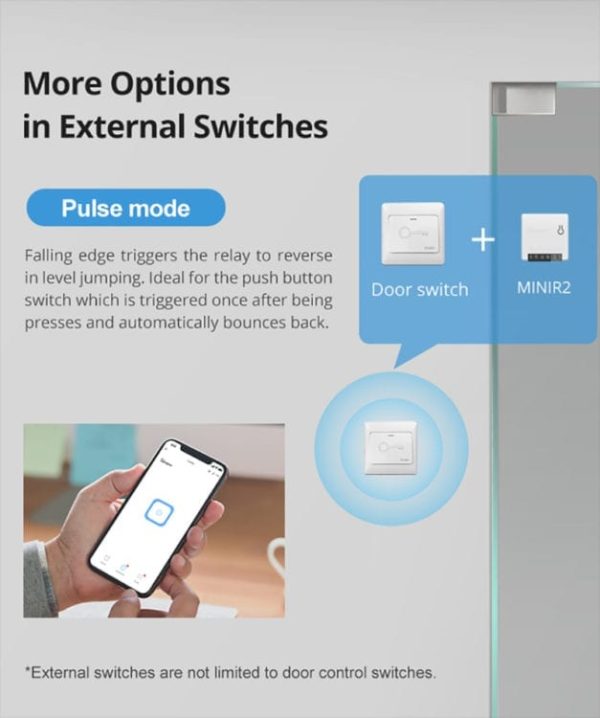 Sonoff Mini R2 pametno WIFI stikalo, Bel - slika 10
