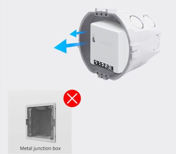 Sonoff Mini R2 pametno WIFI stikalo, Bel - slika 11